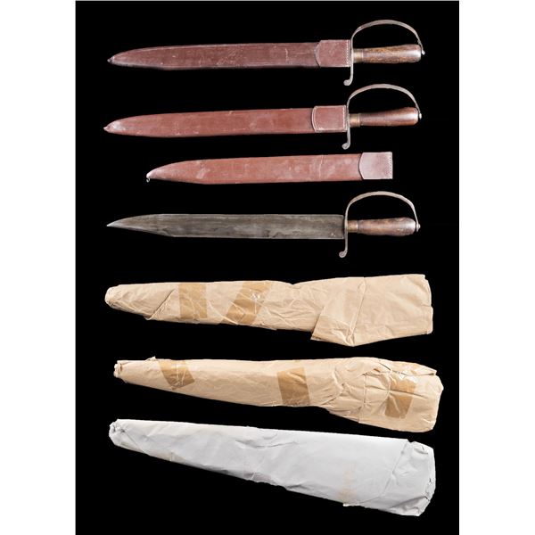 GROUP OF 6 REPRODUCTION CONFEDERATE D-GUARD BOWIE.