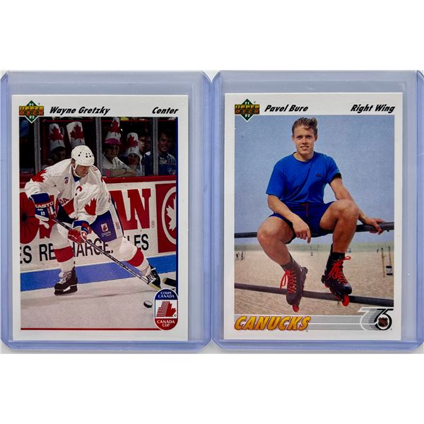1991 UD Gretzky & Bure