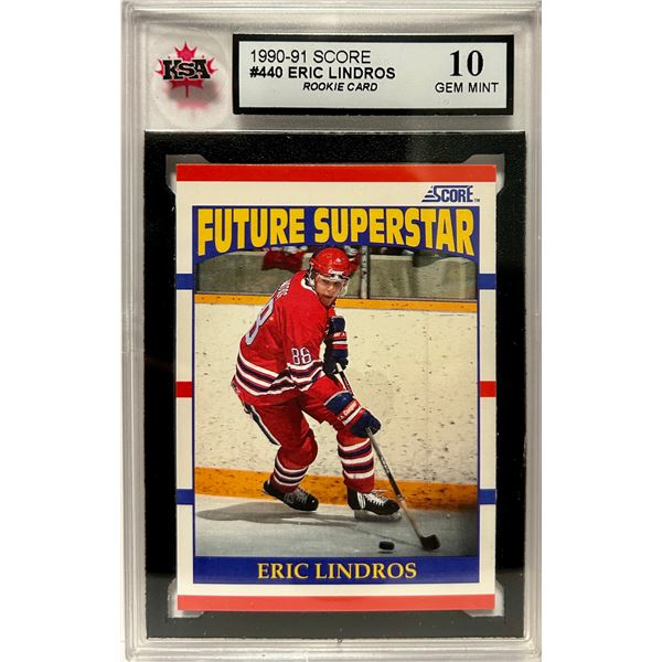 1990 Eric Lindros RC Slab