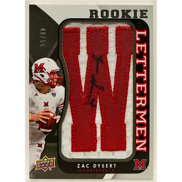 2013 Zac Dysert Lettermen