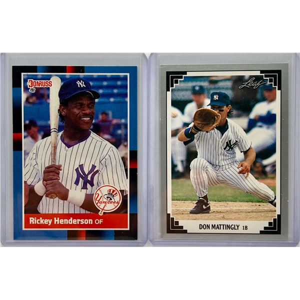 2 Card Baseball Lot - See Description