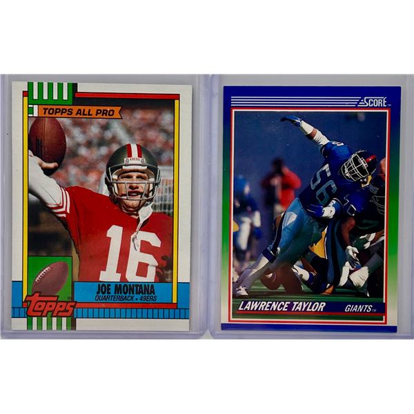 2 Card Football Lot - See Description