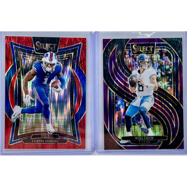 2 Card Football Lot - See Description