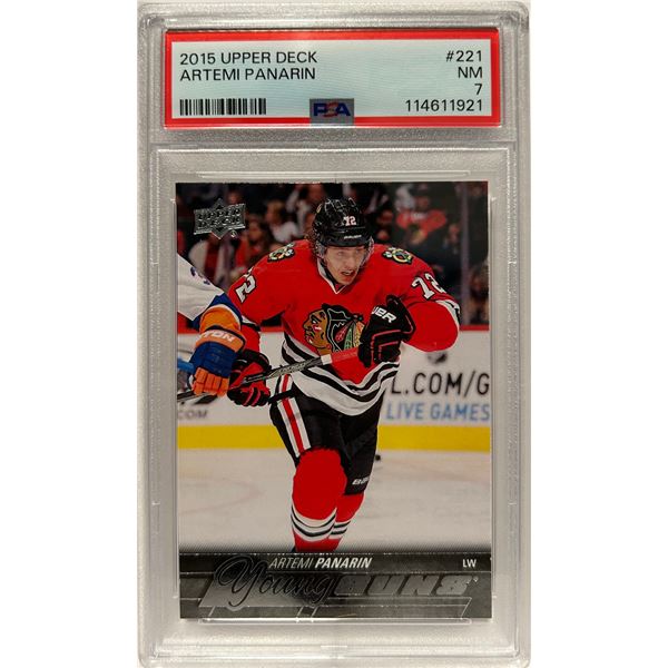 2015 Artemi Panarin Young Guns Slab