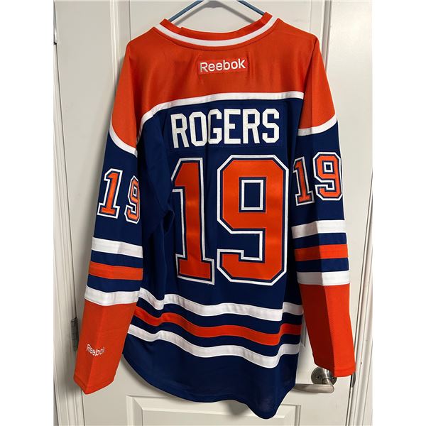 Mike Rogers Edmonton Oilers Reebok Jersey (1985-86 Season)