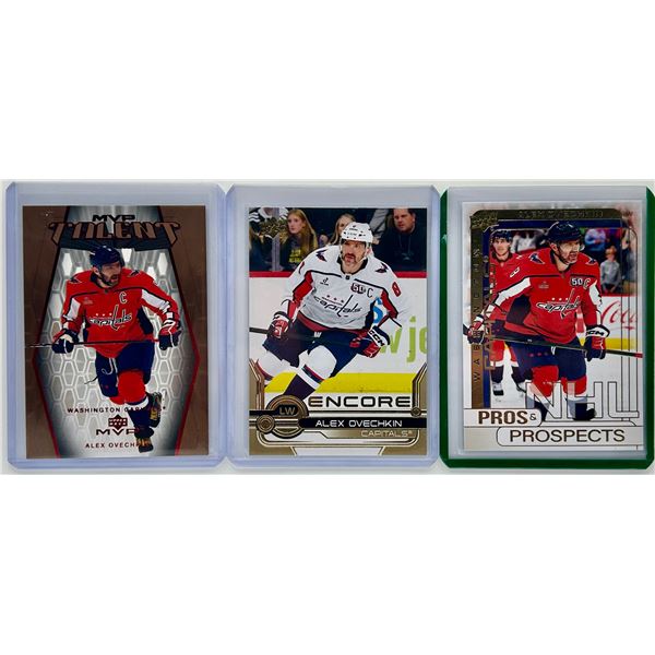 3 Card Ovechkin Lot - See Description