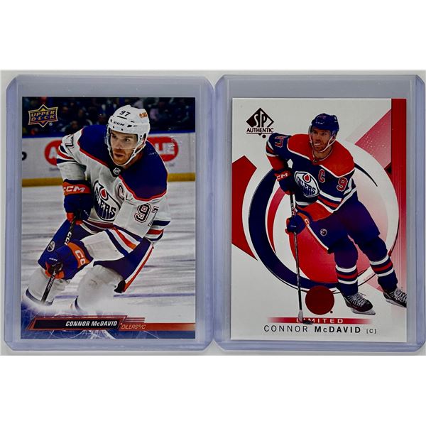 2 Card McDavid Lot - See Description