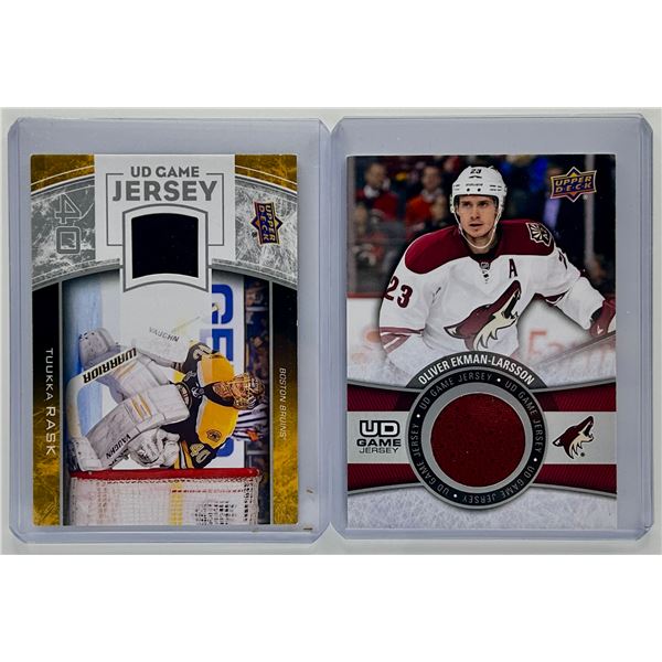 2 Card Hockey Patch Lot - See Description