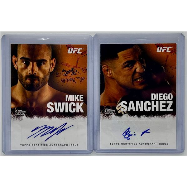 2 Card UFC Auto Lot - See Description