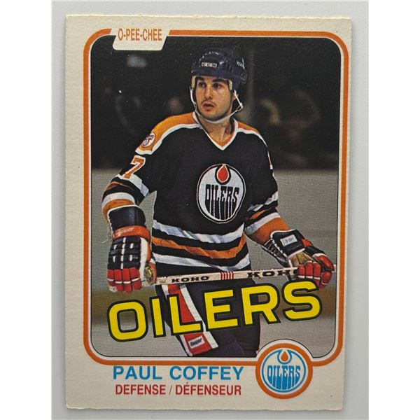1981 Paul Coffey Rookie