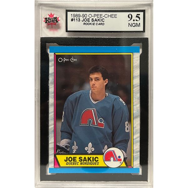 1989 Joe Sakic RC Slab