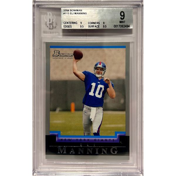 2004 Eli Manning RC Slab