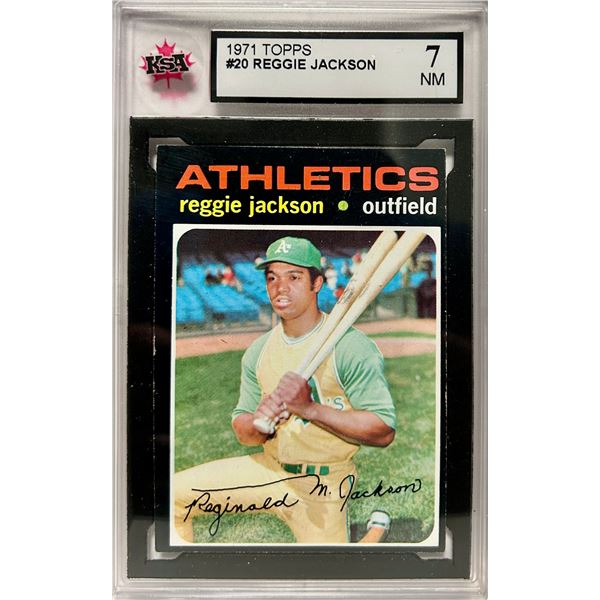 1971 Reggie Jackson Slab