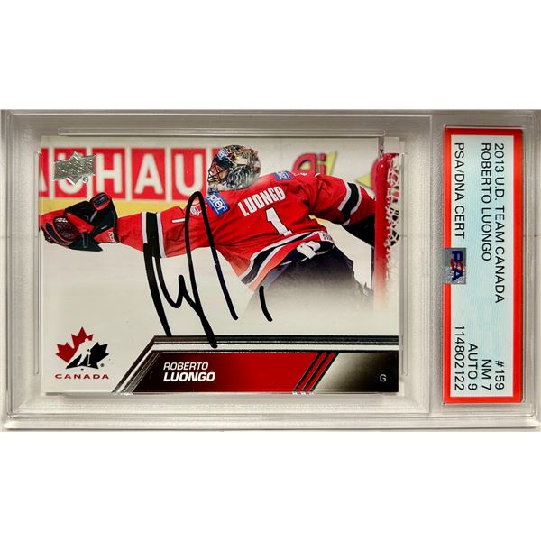 2013 Roberto Luongo Auto Slab
