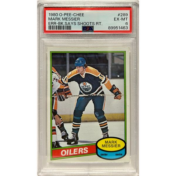 1980 Mark Messier Rookie Slab