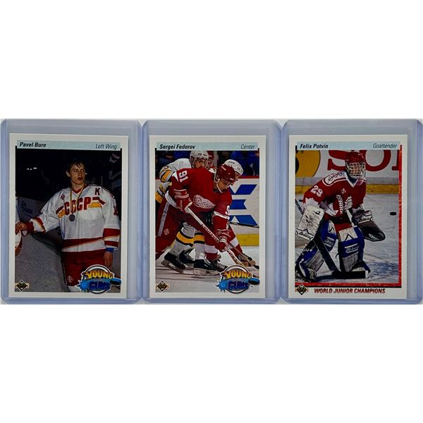 3 Card Hockey Lot - See Description