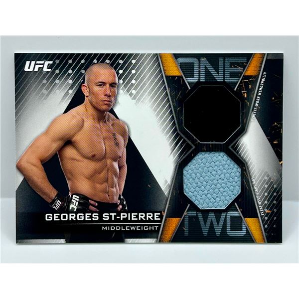 2019 Topps UFC - George St Pierre Dual Relic 51/75