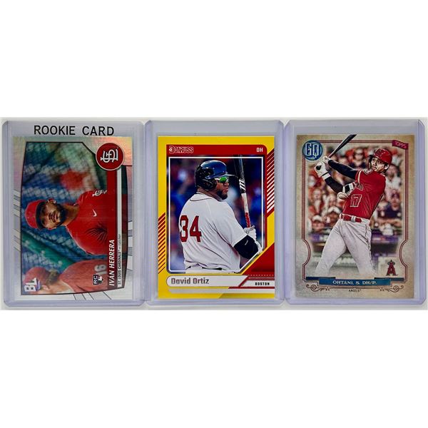 3 Card Baseball Lot - See Description
