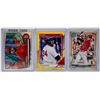 Image 1 : 3 Card Baseball Lot - See Description