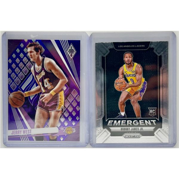 2 Card Basketball Lot - See Description
