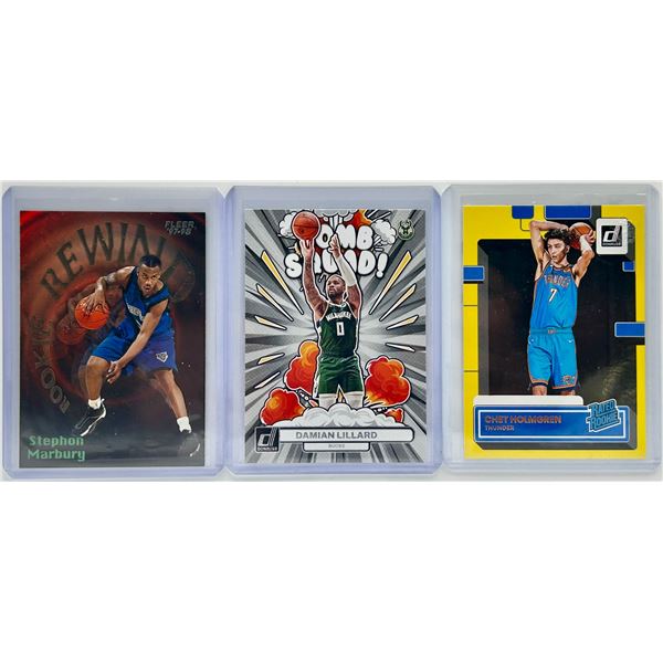 3 Card Basketball Lot - See Description
