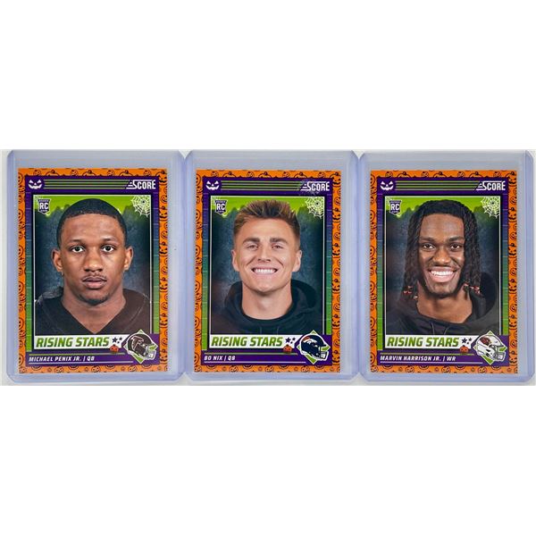 3 Card Football Lot - See Description