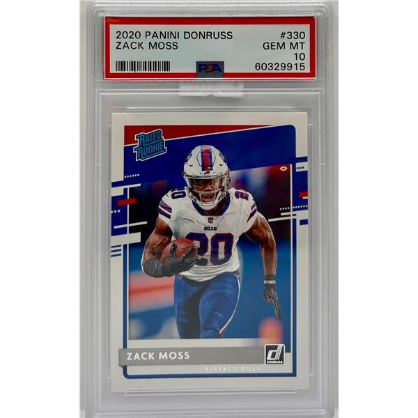 2020 Zach Moss Rated Rookie Slab