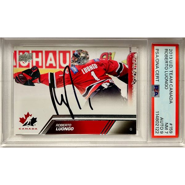 2013 Roberto Luongo Auto Slab