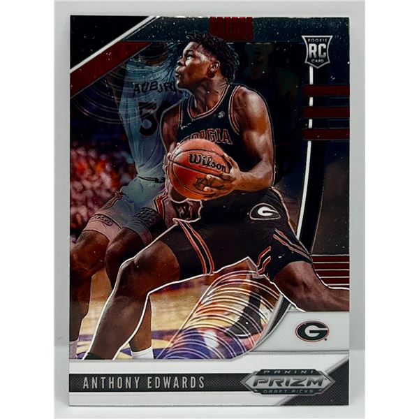 2020 Panini Prizm Draft Picks - Anthony Edwards Rookie Card