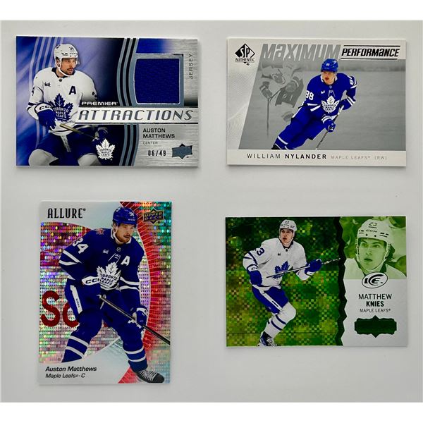 4 Card Leafs Hockey Lot - See Description