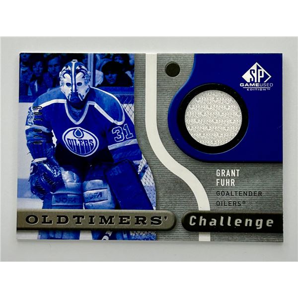2006 UD Oldtimers Challenge - Grant Fuhr Game Worn Patch