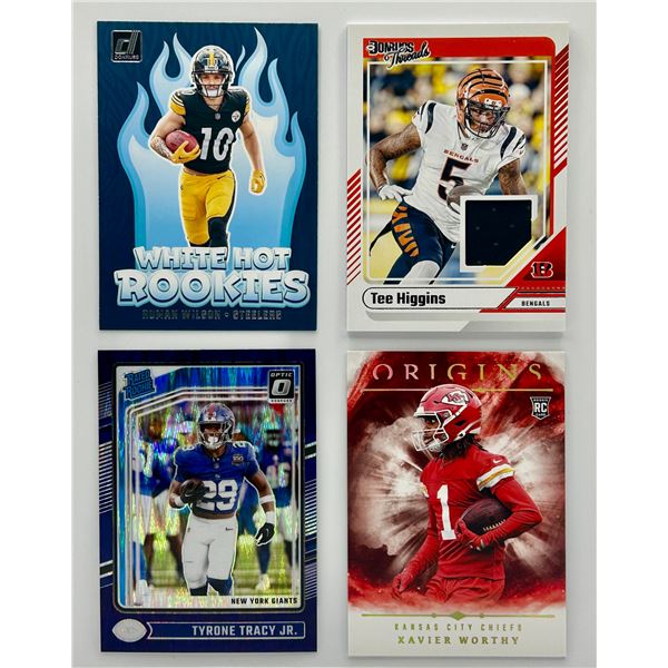 4 Card Football Lot - See Description
