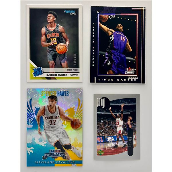 4 Card Basketball Lot - See Description