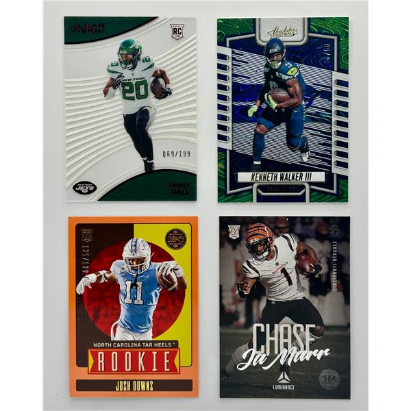 4 Card Football Lot - See Description