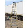 Image 2 : Werner 10 Foot Fiberglass & Aluminum Step Ladder
