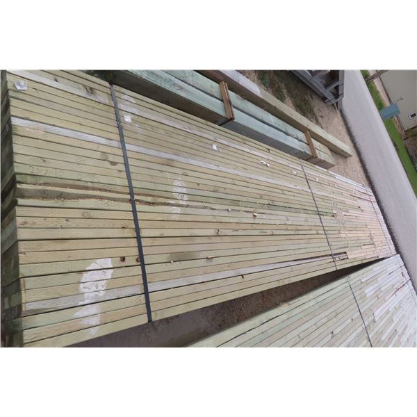 (10) Treated 3-Ply Pole Shed Poles 18 Feet 