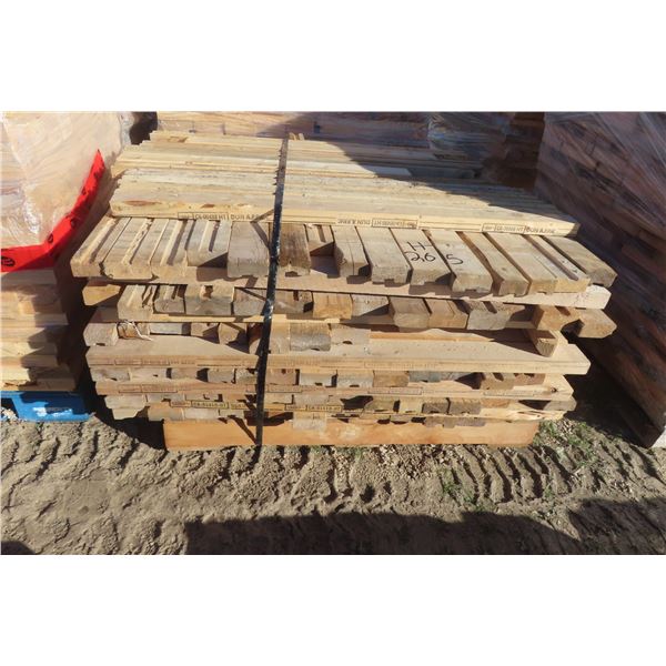 Pallet of Cut Off Boards/Fire Wood - 2 x 4 and 2 x 6 - 23 x 48" x 48"