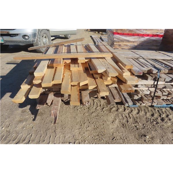 Pallet of Cut Off Boards/Fire Wood - 2 x 4 and 2 x 6 - 24" x 48" x 74"