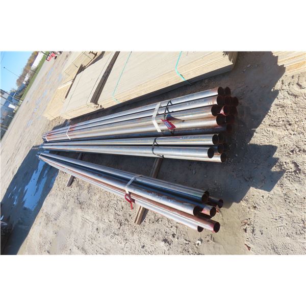 33 x Pipe 3" x 20' Long .065 Thick