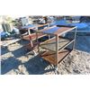Image 1 : 2 x 3-Tier Metal Shop Carts 36" x 24" x 24"