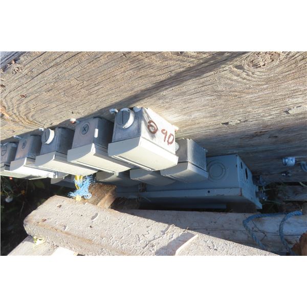 Palet of Job Site Service Panel and Plugs