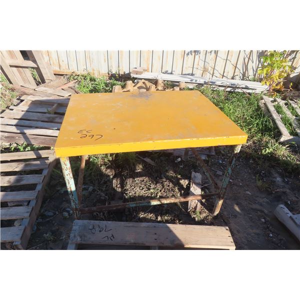 Steel Shop Table - 28" x 30" x 40"