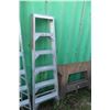 Image 1 : Aluminum Step Ladder , 2 Wood Saw Horses 