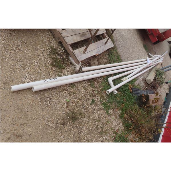 6 PVC Pipes 10ft - 16ft 