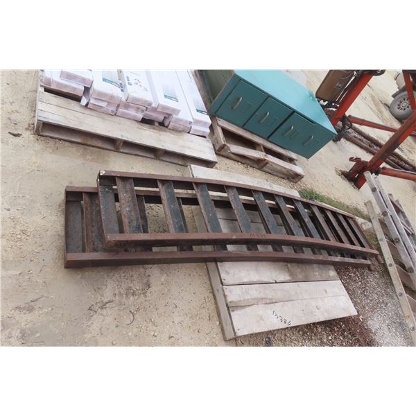 Set of Steel Loading Ramps 8ft Long 
