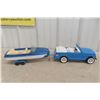 Image 11 : Late 60s/Early 70s Tonka Metal Jeep Jeepster with Plastic Boat 