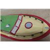 Image 3 : J Chein USA Tin Litho Wind Up Cabin Cruiser Boat, Believe to 