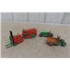Image 1 : 4 Dinky Toys: Heavy Crawler, Packer, Forklift and Motocart 