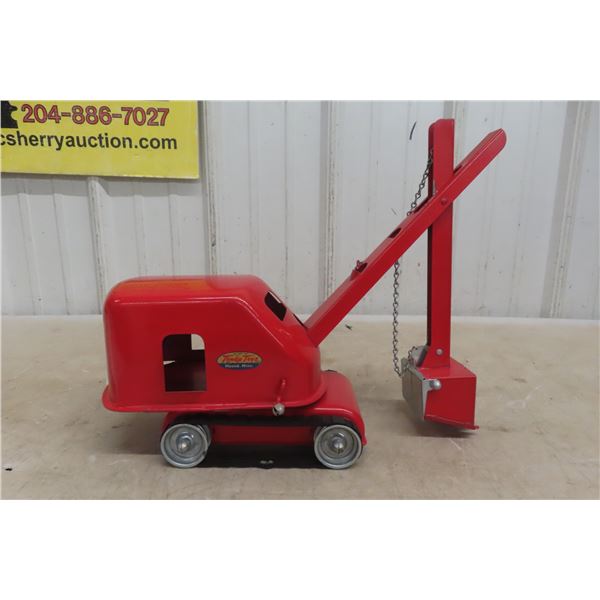 1950s Tonka Steam Shovel Pressed Metal 14'' Long 