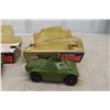 Image 2 : 4 Dinky Military in Packages: Bren Gun Carrier, 8mm Gun, Fernet 